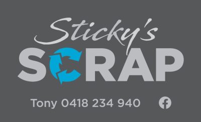 Sticky's Scrap logo